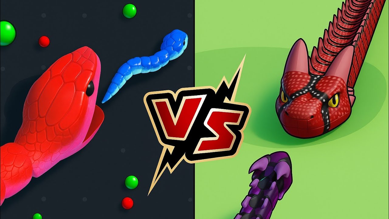 Which Game Is BETTER at MAX LEVEL?SNAKE CLASH.IO 🆚 SNAKE HERO🐍—BEST EPIC SNAKE GAME COMPARISON! #168