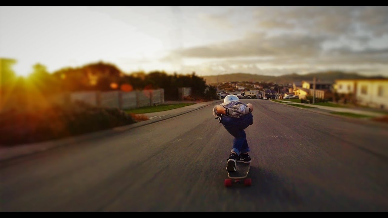 Downhill Skateboarding - Summer In New Zealand