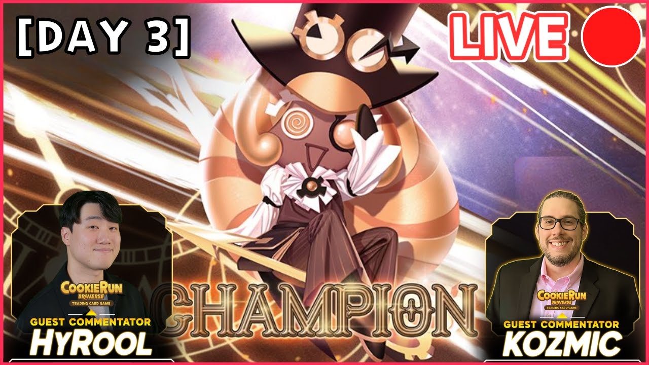 🔴Timekeeper Tournament for CookieRun TCG: Braverse! | PPG Summit Day 3