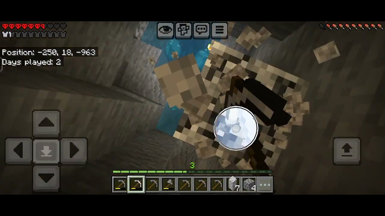 Part 3 of my hardcore, survival island series.#minecraftpe  