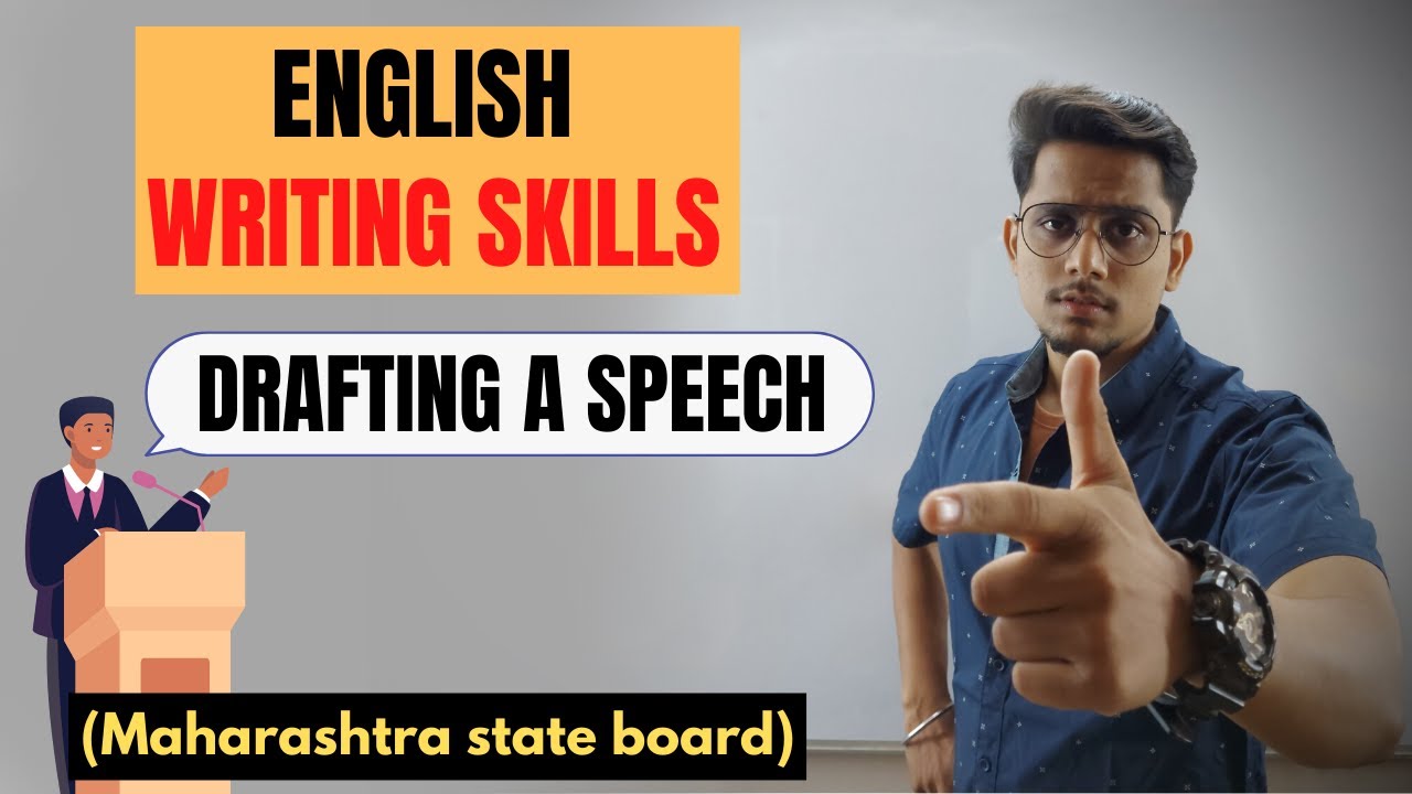 HOW TO DRAFT A SPEECH? | ENGLISH WRITING SKILLS | CLASS 10 |
