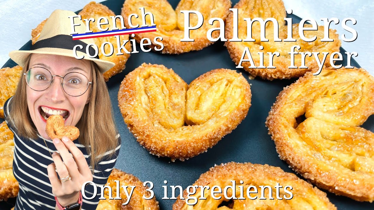 Palmier Air fryer - French cookies - 3 ingredients only
