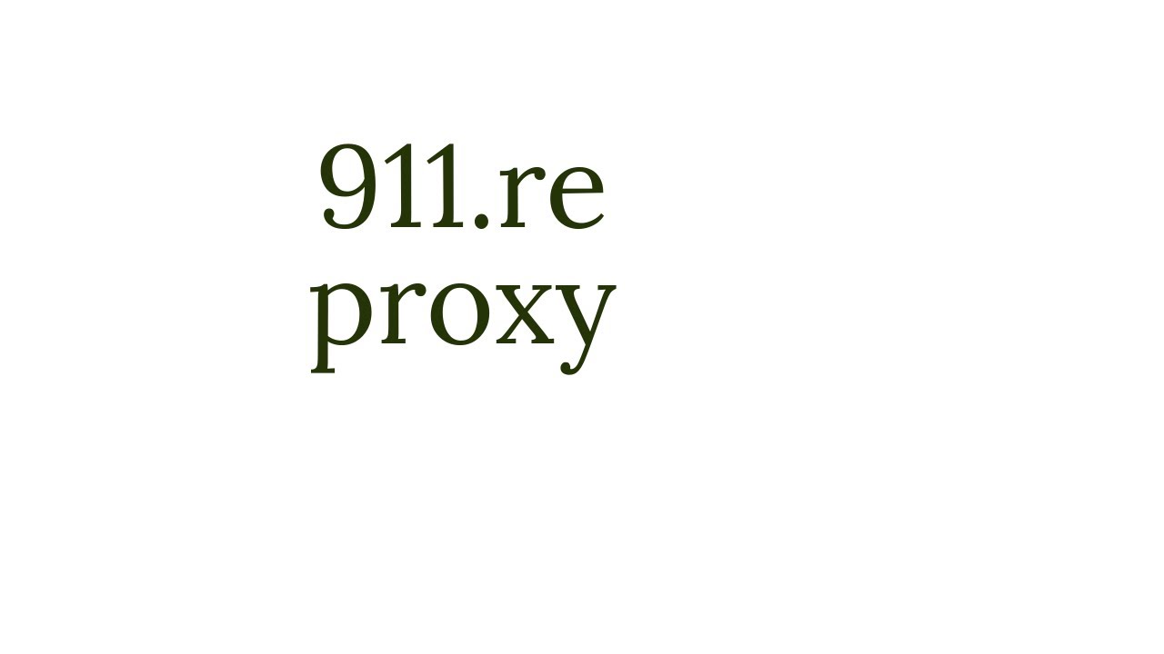 How To Buy and Use 911.re Proxy 2022