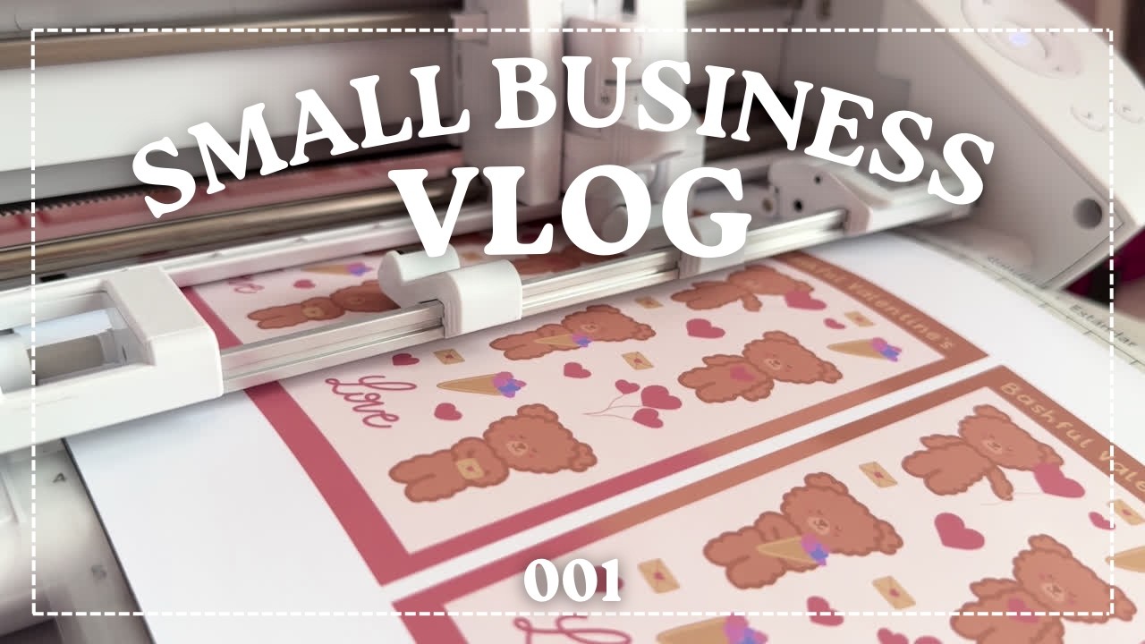 Launching my Small Business at 19 | ASMR Packing Orders, Stickers & Launching my Website