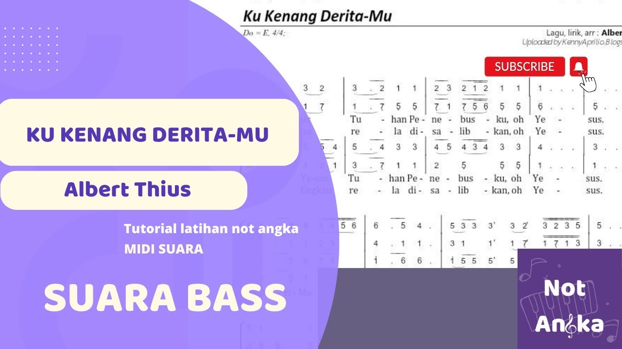 Ku Kenang Derita-Mu - Albert Thius (BASS)