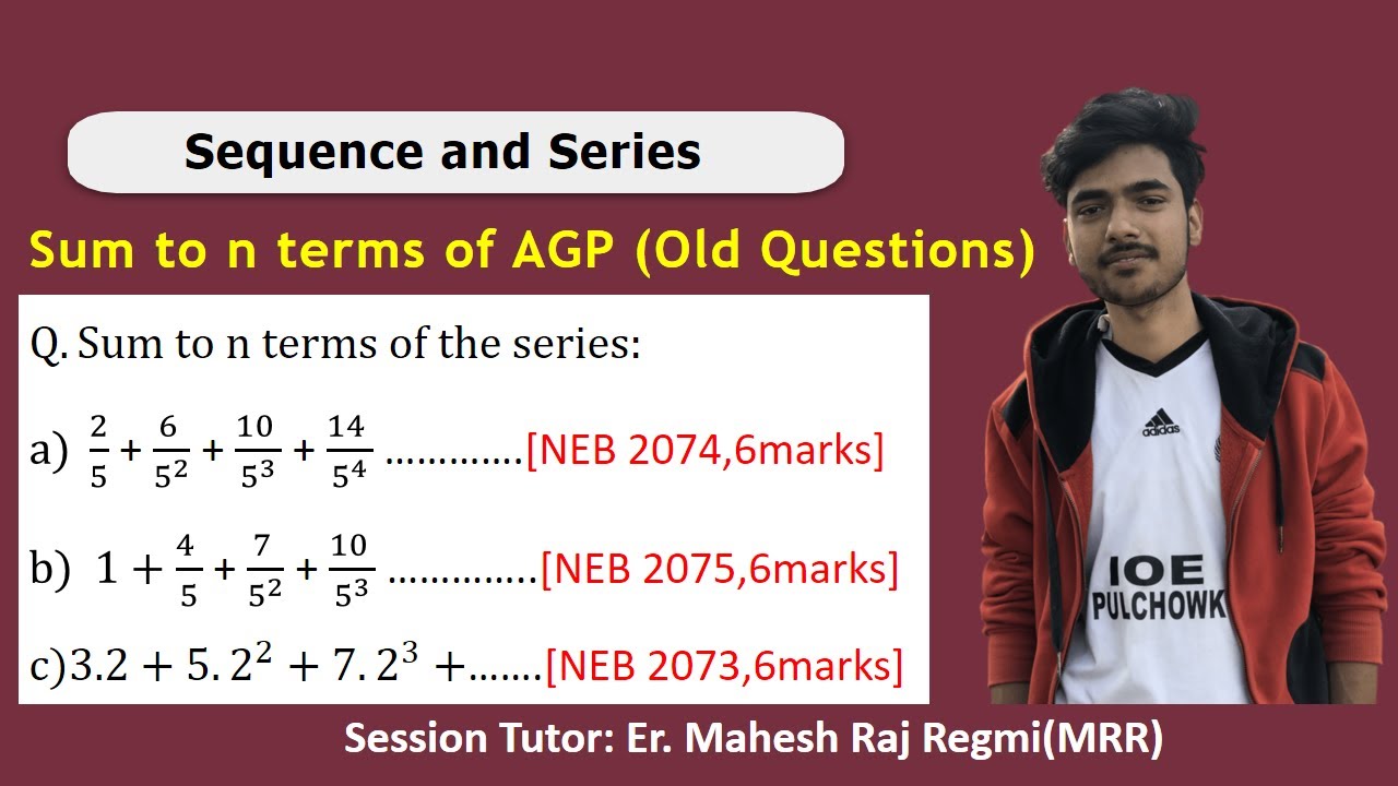 Sequence and Series | Sum to n term of Arithmetico-Geometric Series | NEB Maths | Mahesh Raj Regmi
