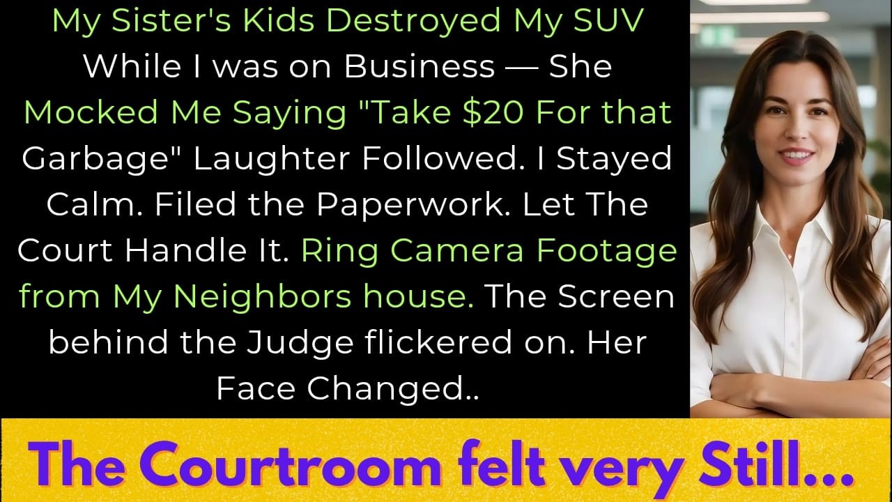 My Sister’s Kids Destroyed My SUV While I Was on Business – She Offered $20, So I Took Action