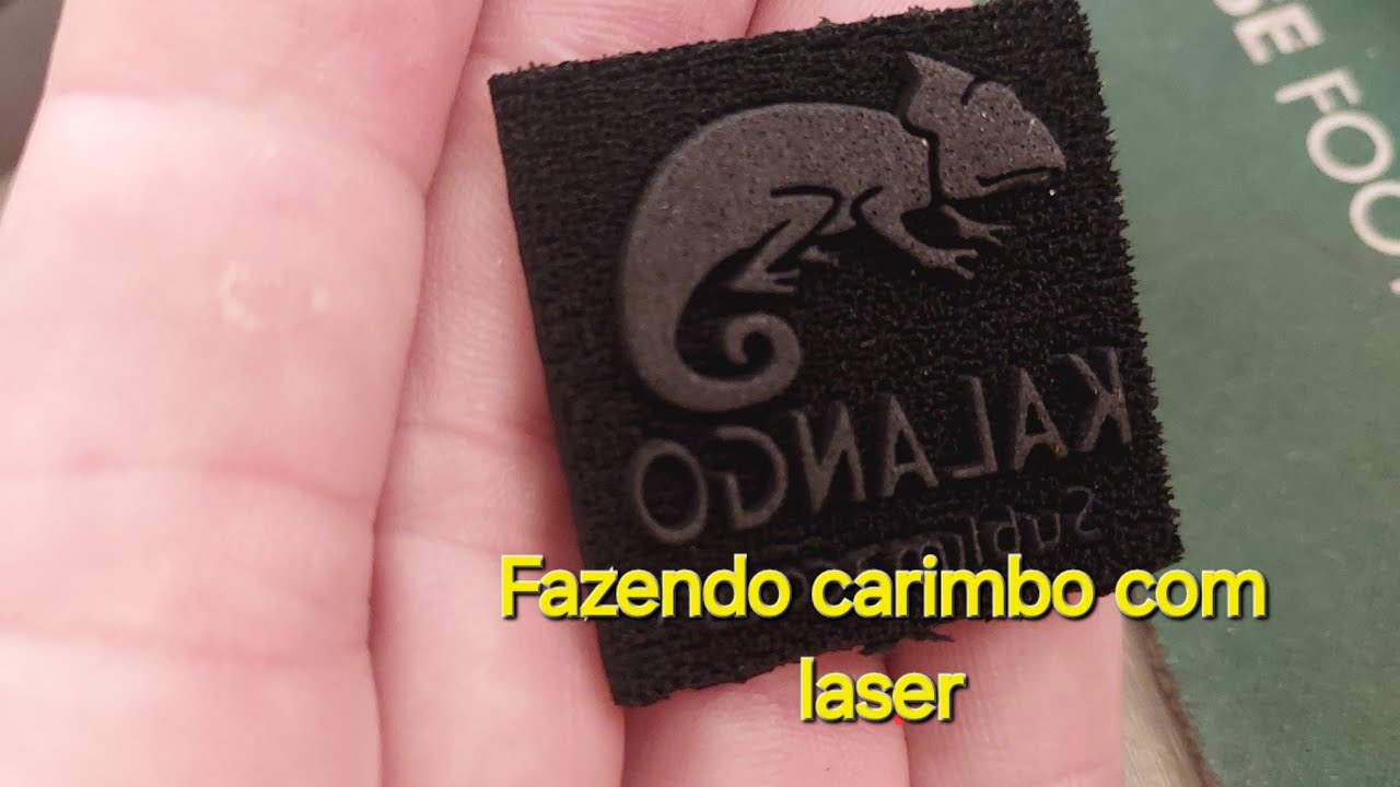 Como fazer carimbo usando a Gravadora Laser TTS-10?