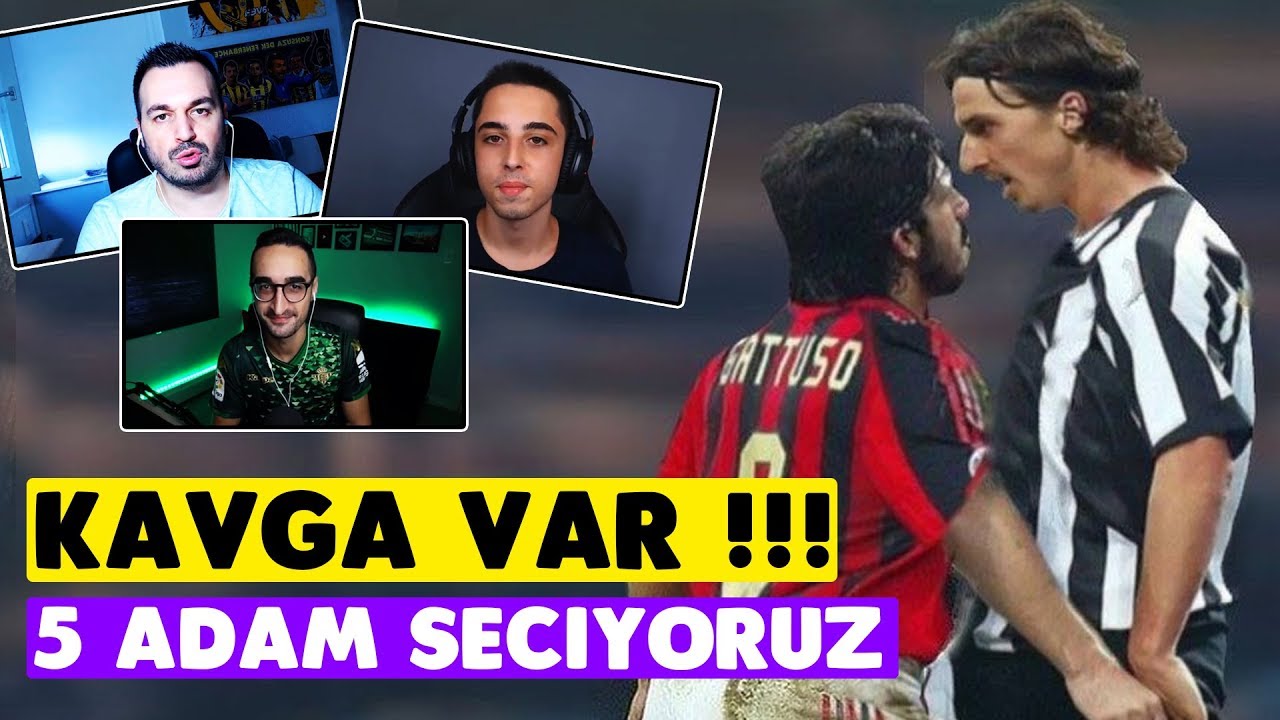 En Kavgacı Futbolcular Kadro Challenge // Arden Papazyan vs OnurOnline vs GRKN