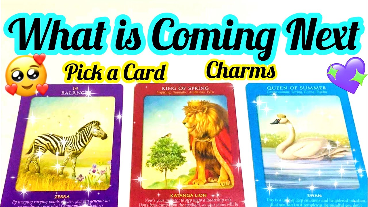PICK A CARD- CHARMS-WHAT IS COMING NEXT- LOVE WORK- APKE LIYE NEXT KYA HOGA- WEEK TAROT -MWT