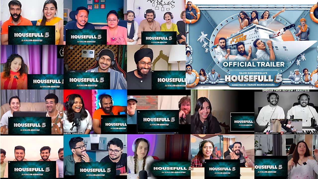 Housefull 5 Trailer Mashup Reaction | Ft. Akshay | Abhishek | Riteish @mashupempire