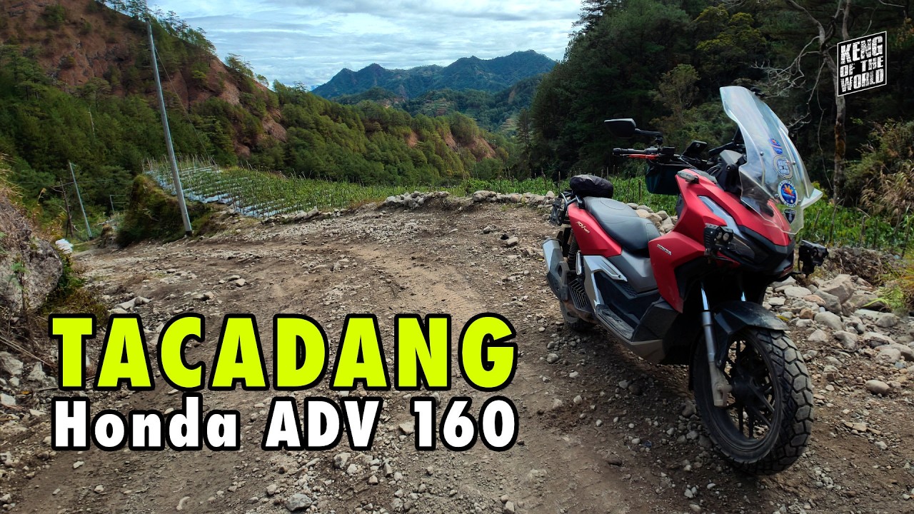 Raw trail ride. Can the Honda ADV 160 ride up Tacadang roads?