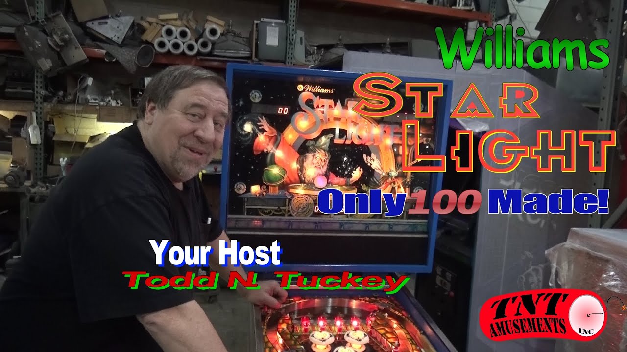 #838 Williams STAR LIGHT Pinball Machine - One of 100 made!  TNT Amusements