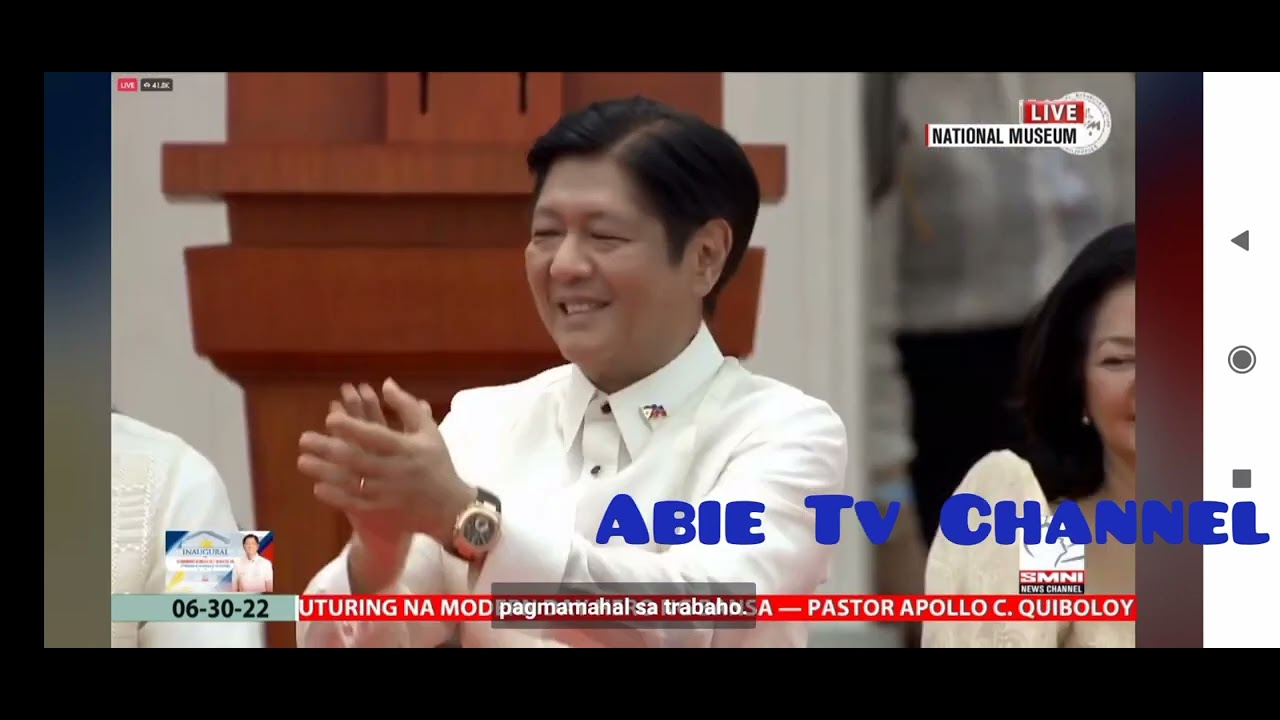 Inauguration of 17th President Of the Republic of the Philippines Ferdinand Romualdez Marcos Jr...