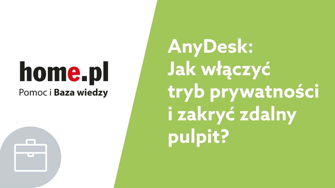 Anydesk - jak włączyć tryb prywatności i ukryć zdalny pulpit?