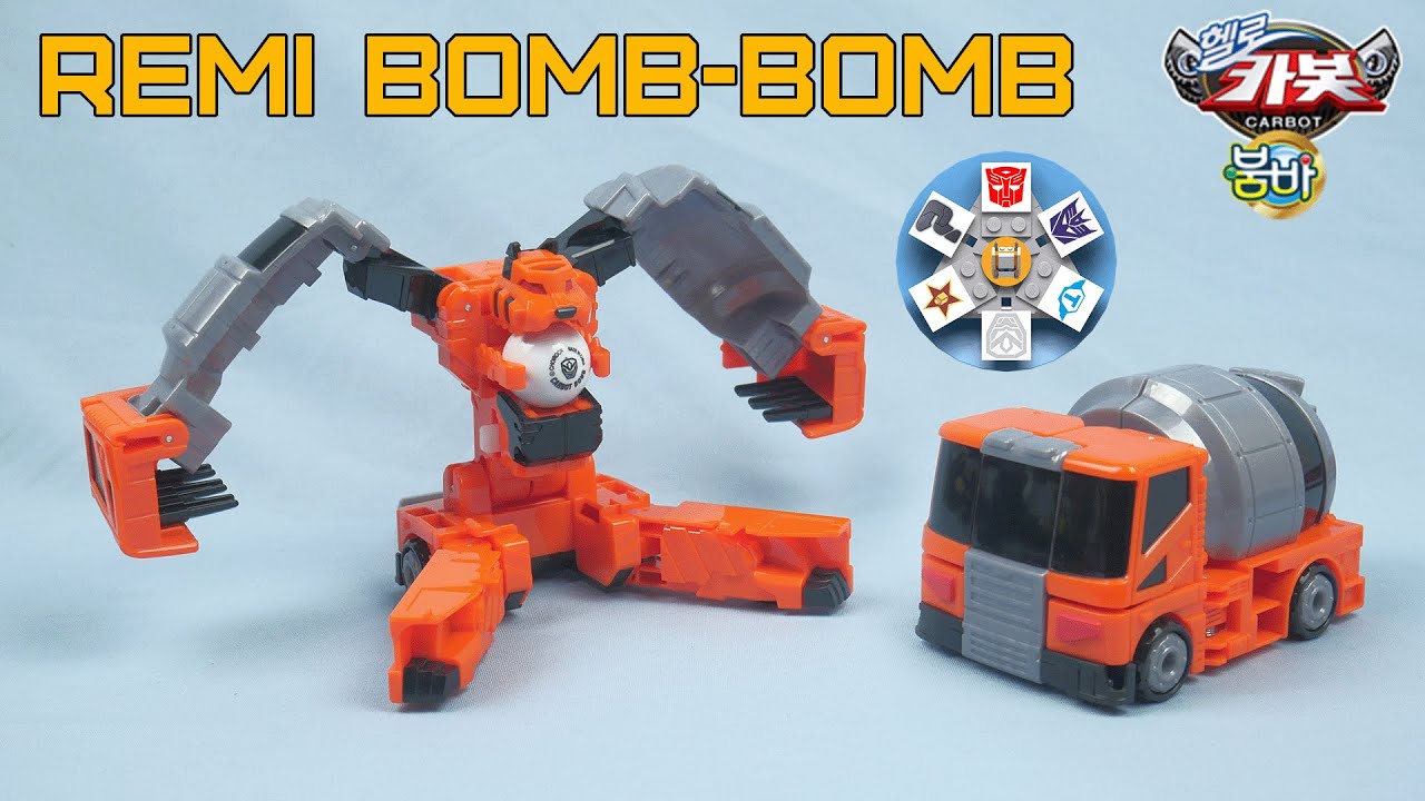 Mixing Tiger! 🐯 Hello Carbot Remi Bomb Bomb Review 헬로카봇 레미밤밤 영어 리뷰