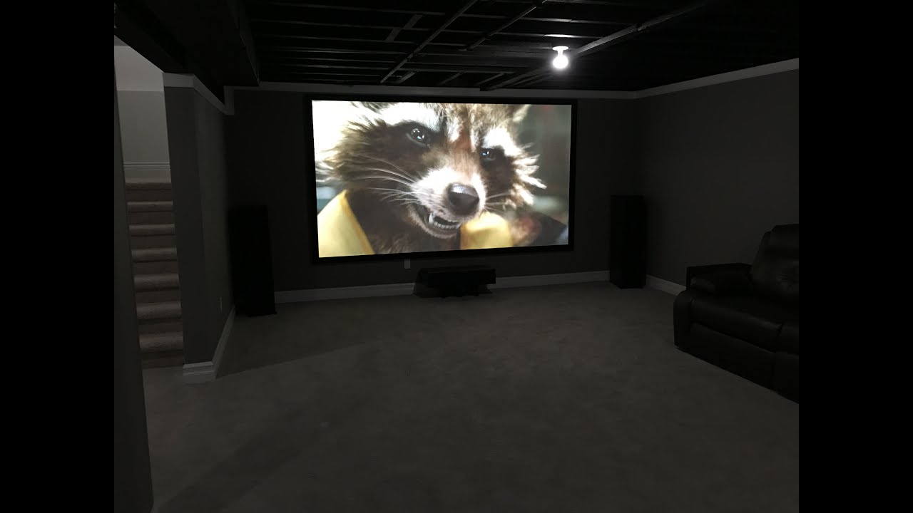 Sony HW40ES Projector Demo - Home Theater