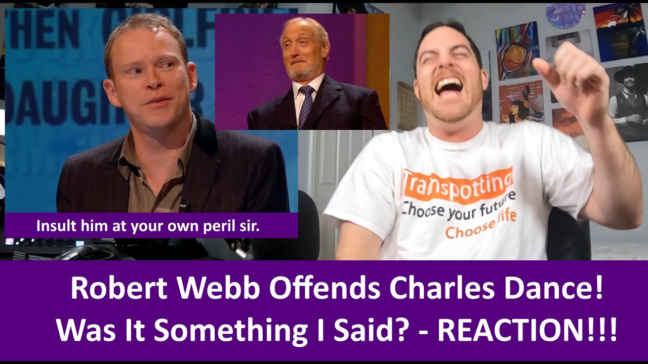 Реакция американцев: «Я что-то не так сказал?» Роберт Уэбб расплакался, оскорбив Чарльза Дэнса. Р...