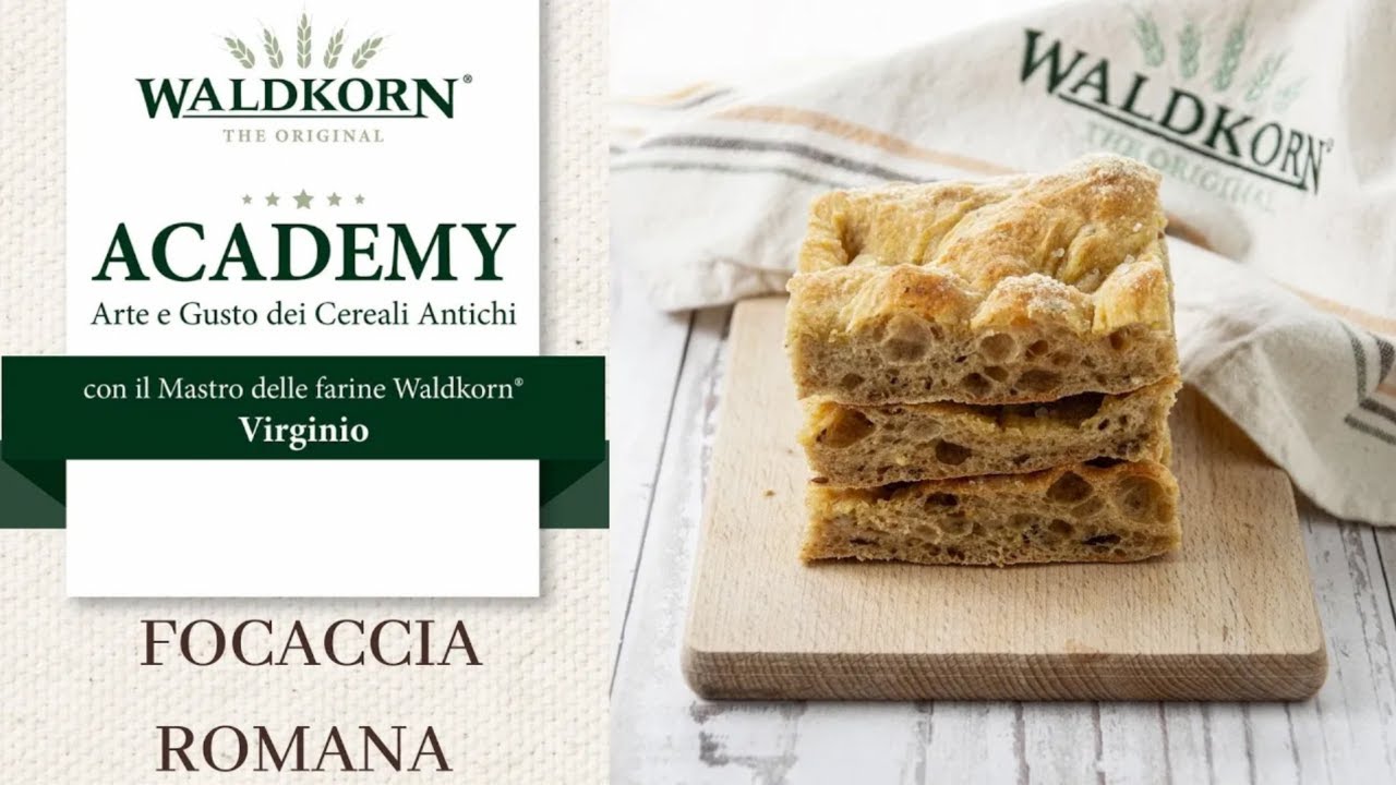 Focaccia romana ai cereali antichi |Ricetta pinsa romana | Waldkorn Academy