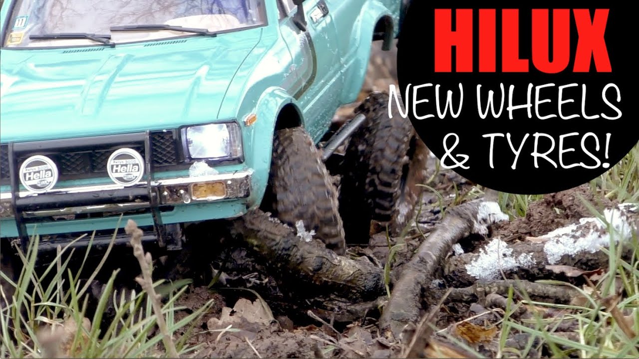 RC4WD Trail Finder 2 Hilux | New Wheels, New Tyres Snow & Mud Test