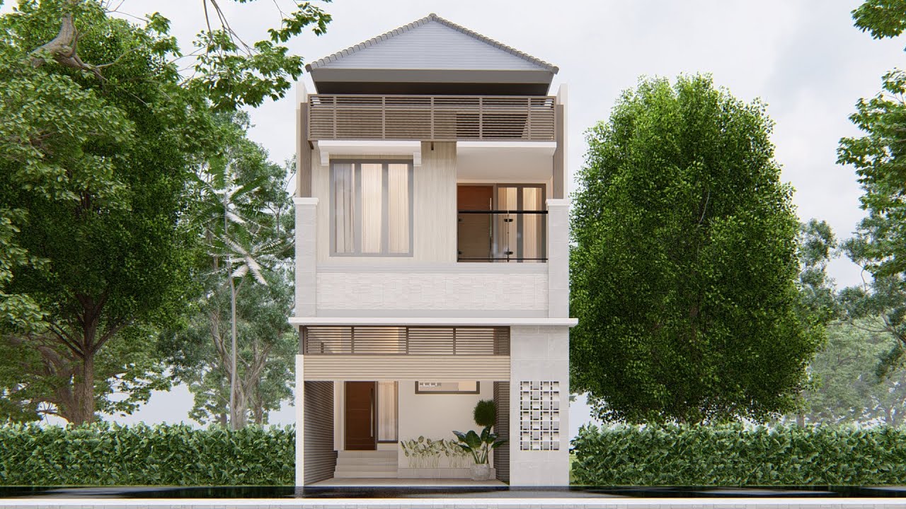 DESAIN RUMAH 2 LANTAI 5X11 METER