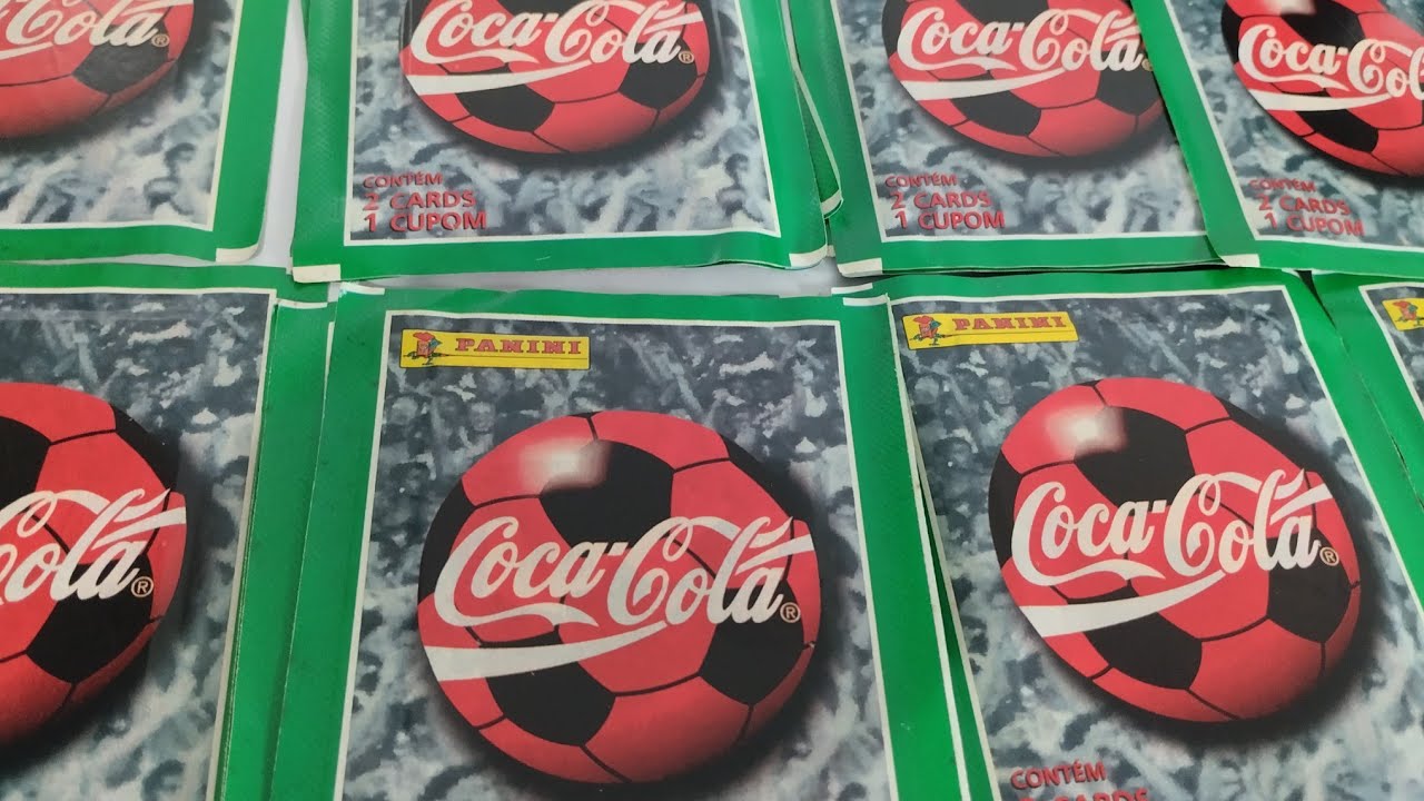 Abrindo 20 pacotinhos de Cards Copa América 1997 #coleções #futebol #seleçãobrasileira 