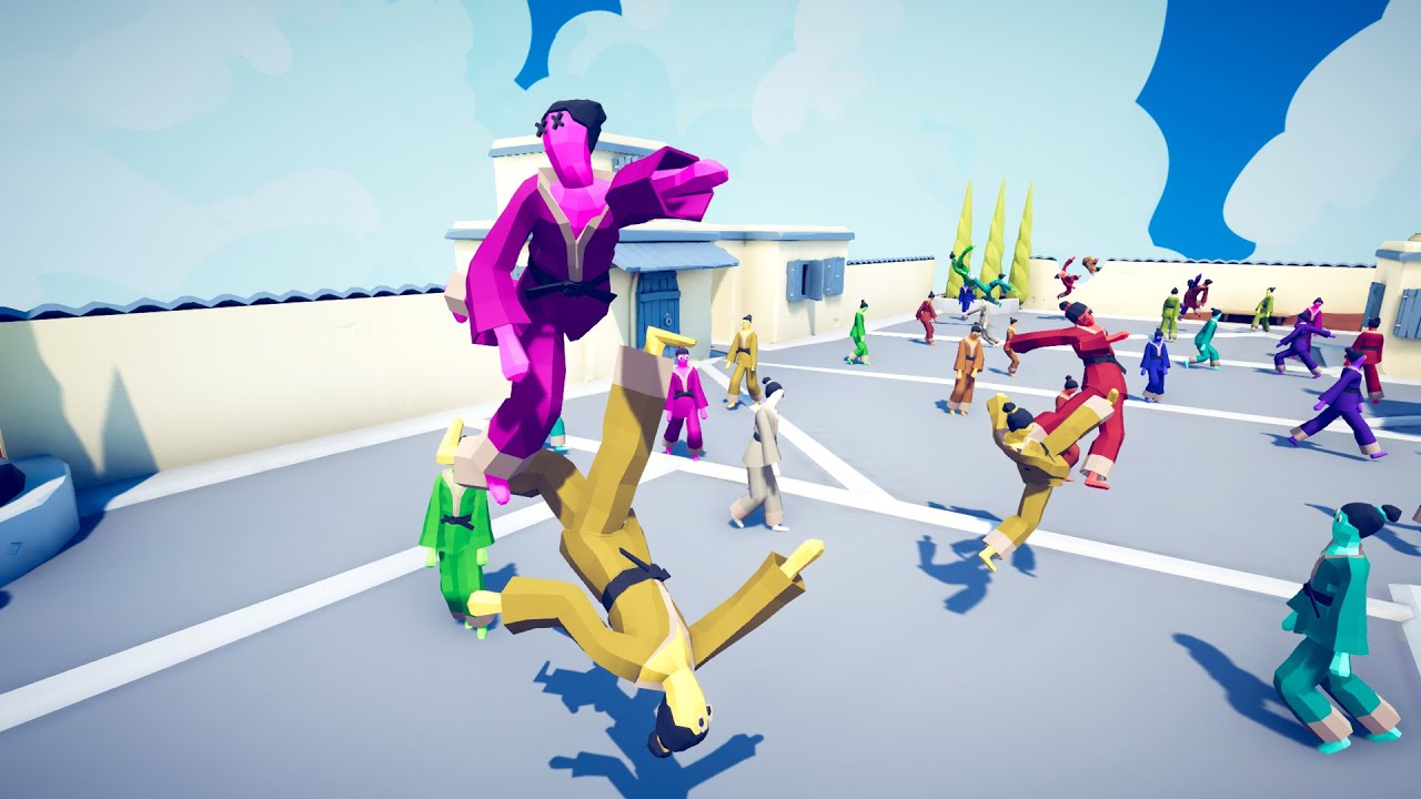 BATTLE ROYAL of the SECRET UNITS Fighters 🤜🥋🤛 | Totally Accurate Battle Simulator TABS
