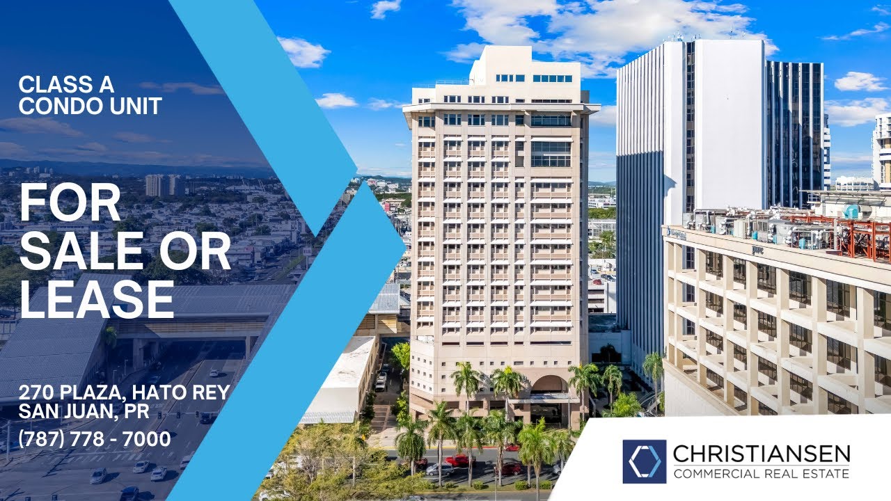 Hato Rey Class A Condo Unit - FOR SALE OR LEASE