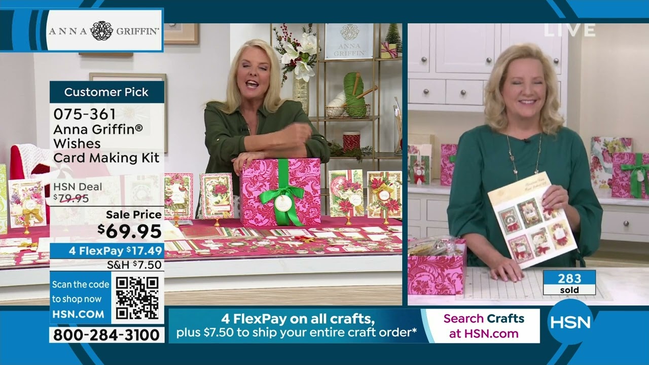HSN | Merry Craftsmas - Anna Griffin Elegant Paper Crafting 07.25.2023 - 01 AM