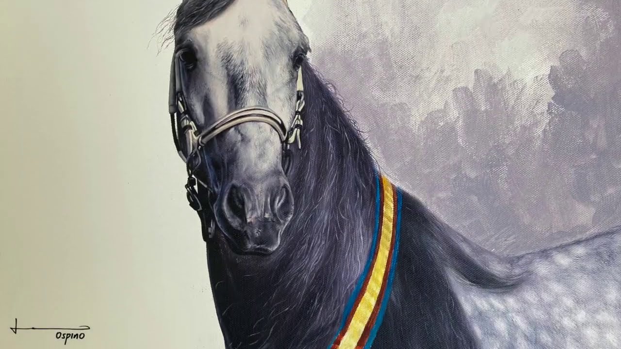 Como pintar un Caballo moro desde cero
