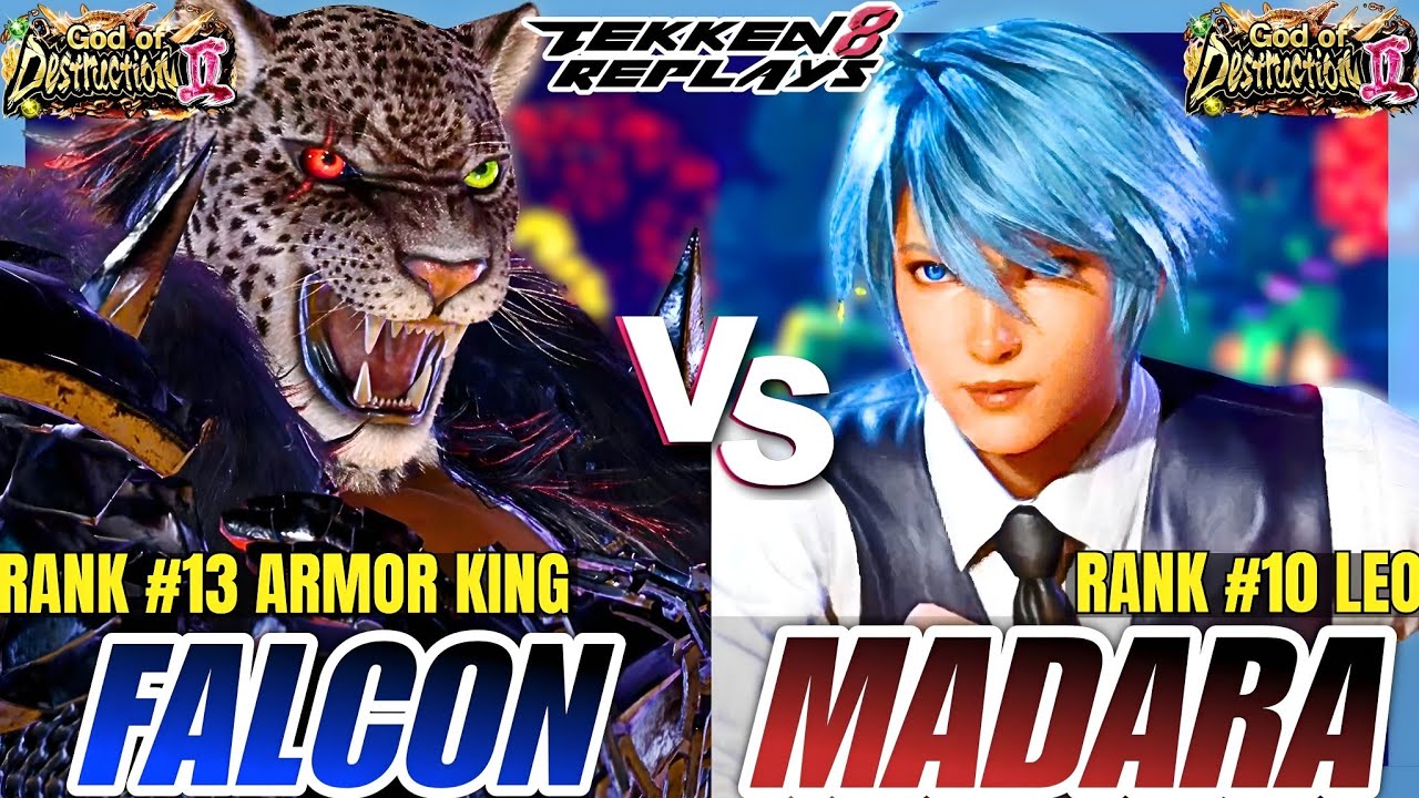 Tekken 8 - Falcon Alba (Armor King) vs Madara521 (Leo) - Epic Ranked Match