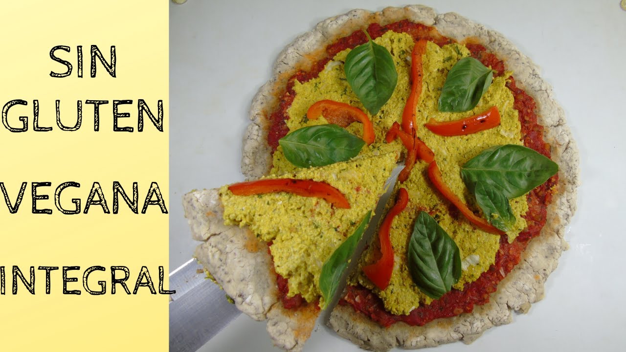 Masa de PIZZA SIN GLUTEN | INTEGRAL | VEGANA