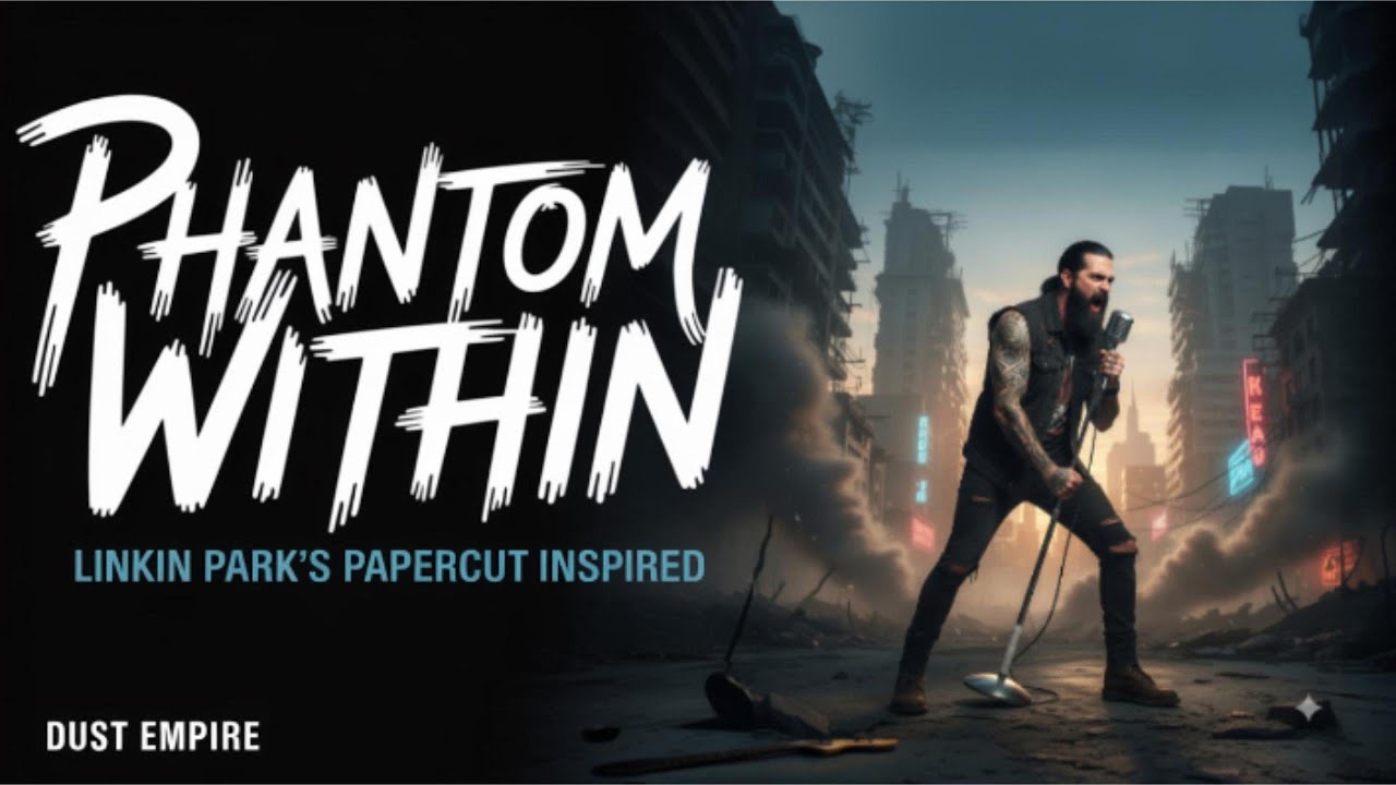 Phantom Within | Papercut-Inspired | Nu-Metal x Synthwave Rock | Dust Empire