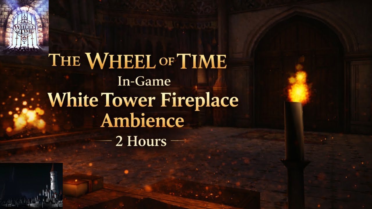 The Wheel of Time🔥Fireplace Ambience 🔥2 Hours UHD 4K Ultra Wide