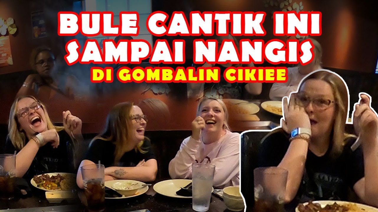 BULE CANTIK INI SAMPAI NANGIS 😭 DI GOMBALIN CIKIEE ❗❗