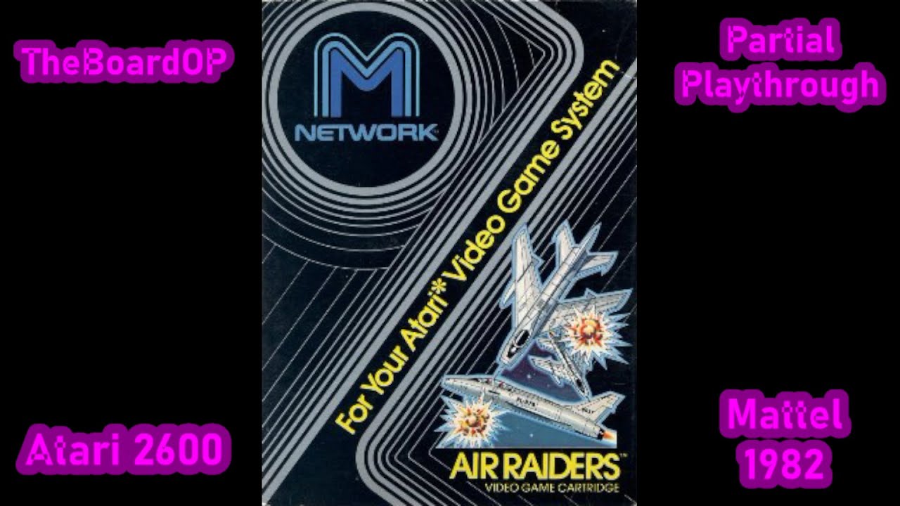 Air Raiders (Atari 2600) - TheBoardOP Casual Partial Playthrough - First Play