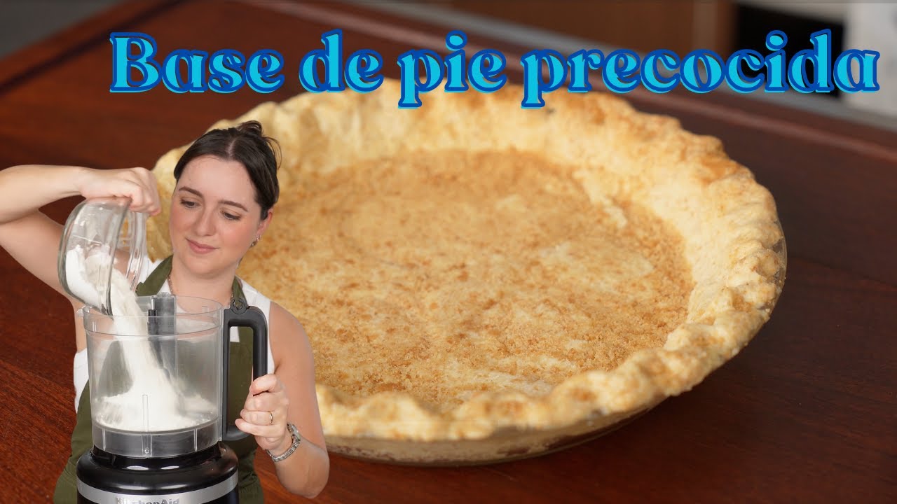 C&oacute;mo hacer masa para base de pie precocida (Receta f&aacute;cil) | Lali Pezzotti