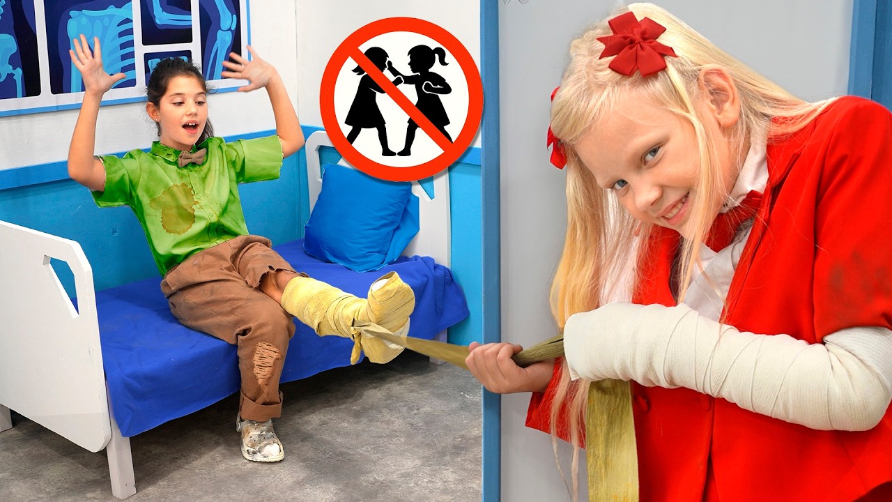 Rich vs Broke in the Hospital Adventures for kids