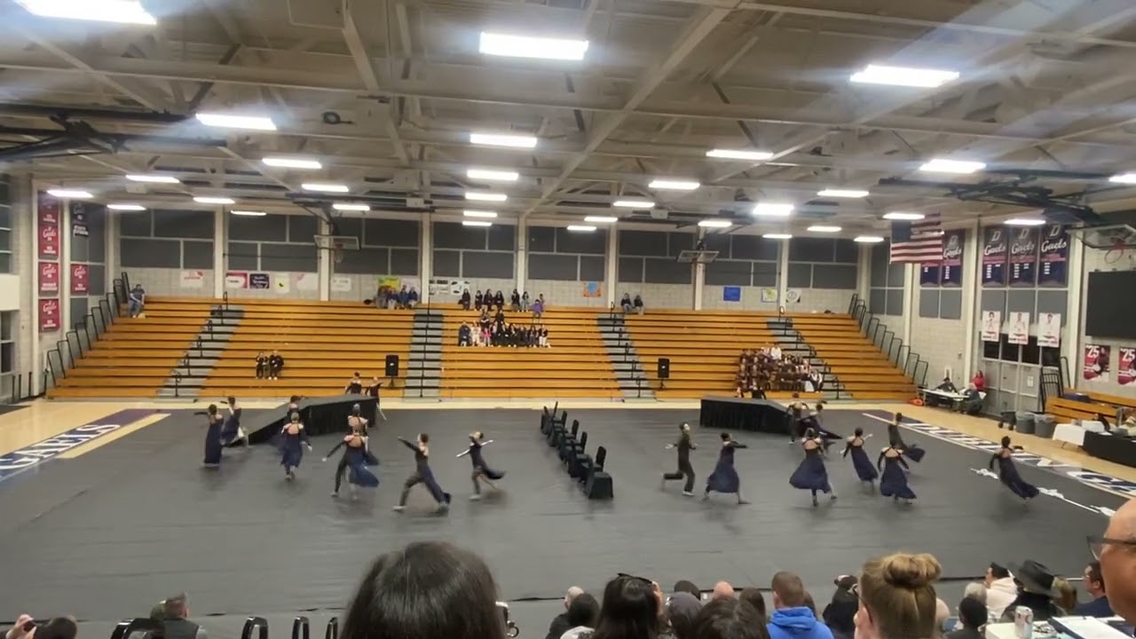 Fremont High School Color Guard at CCGC Dublin Competition 03/15/2025