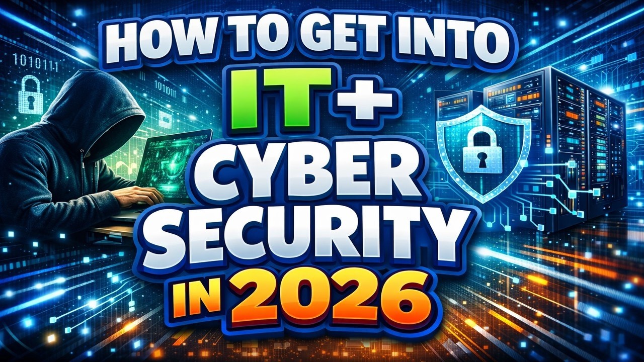 How to get into IT +  Cyber Security in 2026