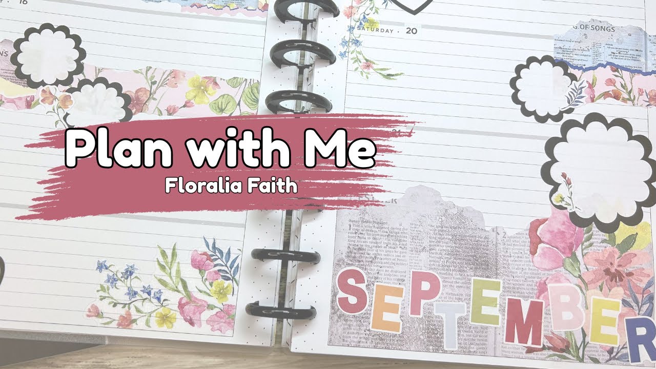 Plan with Me // Classic Horizontal Happy Planner // September 15th - 21st