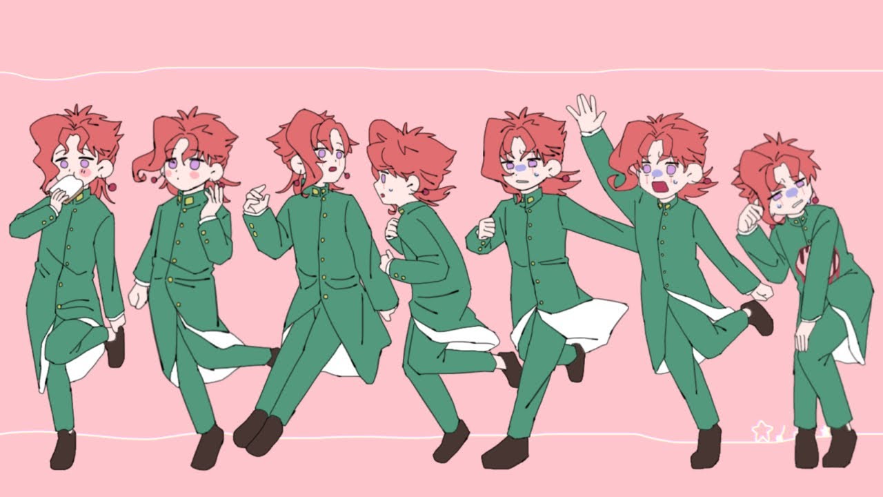 【手描きジョジョ】花京院で『きゅうくらりん』