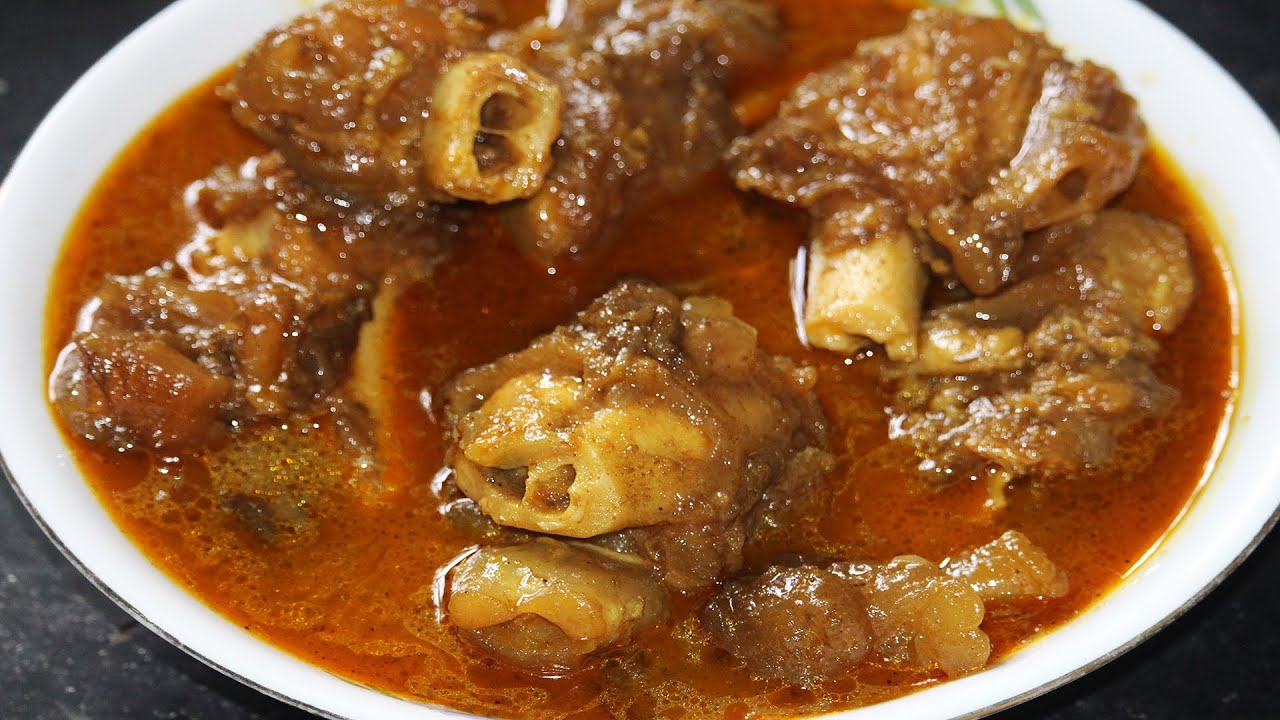 প্রেসার কুকারে গরুর পায়া/নলা রান্নার সহজ রেসিপি | Beef Nihari | Paya in Pressure Cooker