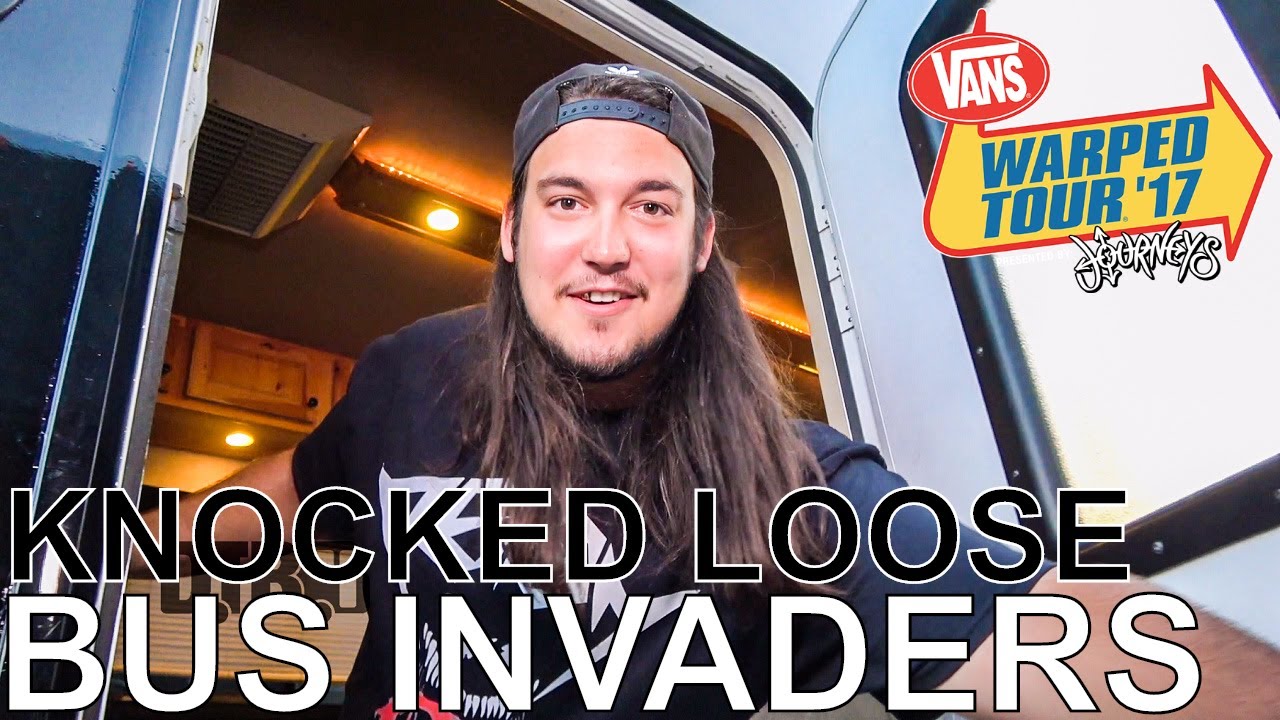 Knocked Loose - BUS INVADERS Ep. 1208 [Warped Edition 2017]