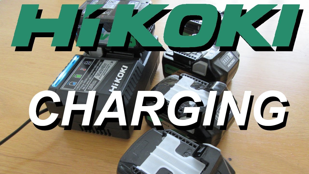 HIKOKI Multivolt Accu laden 36V 2,5Ah 18V 5Ah.