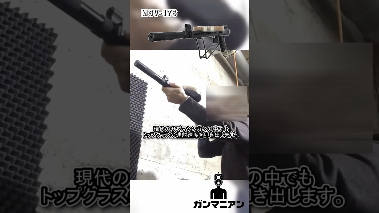 まるでザクマシンガン。スロベニアのサブマシンガン。【MGV-176】