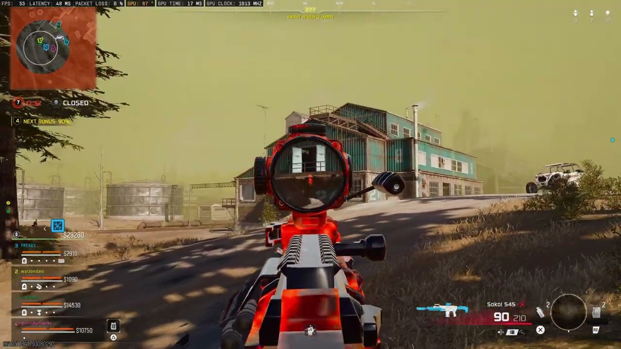 a few clips