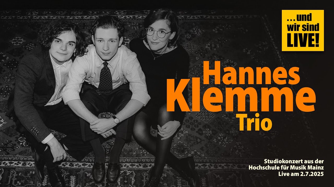 ... und wir sind LIVE! Hannes Klemme Trio