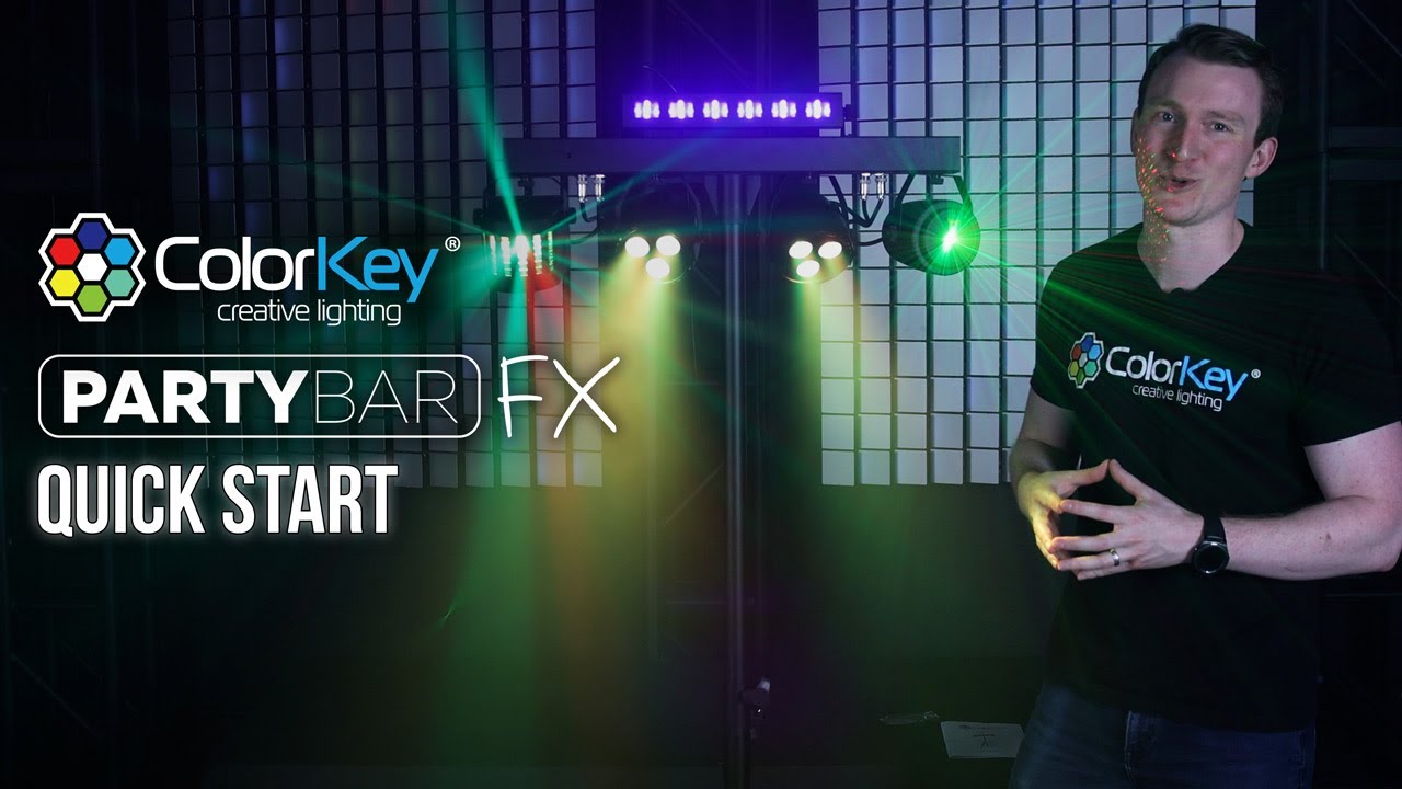 Краткое руководство по началу работы с ColorKey PartyBar FX | Настройка и обзор