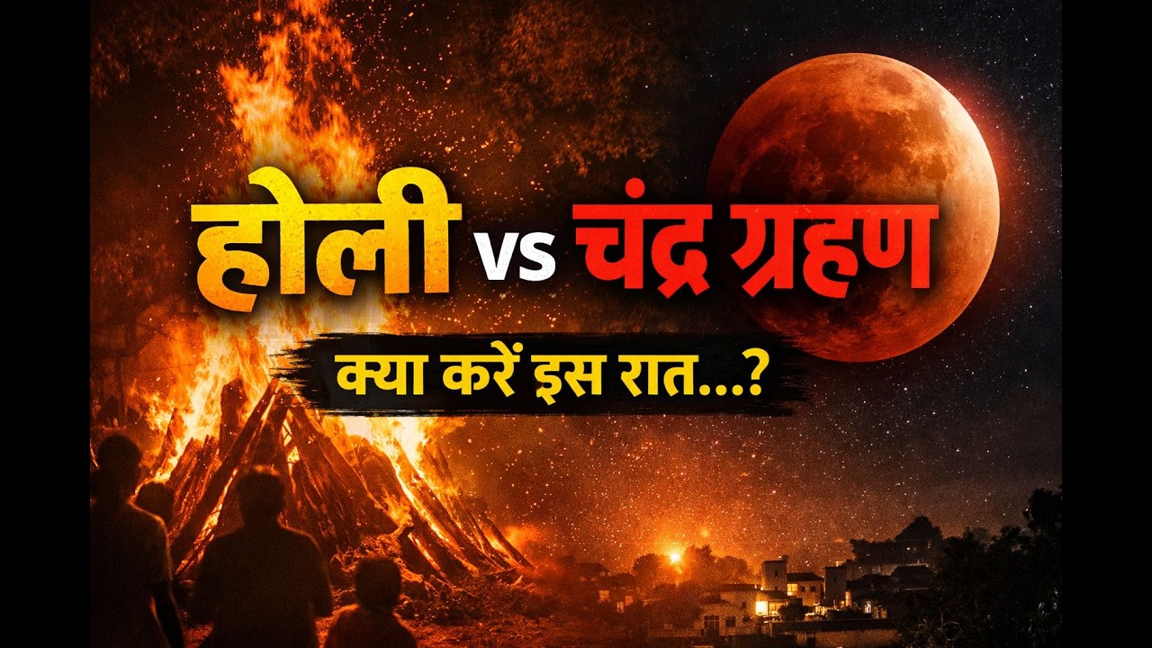 होली & चंद्र ग्रहण एक साथ? सही मुहूर्त आप नहीं जानते होंगे! “चंद्र ग्रहण” or “Lunar Eclipse” #holi